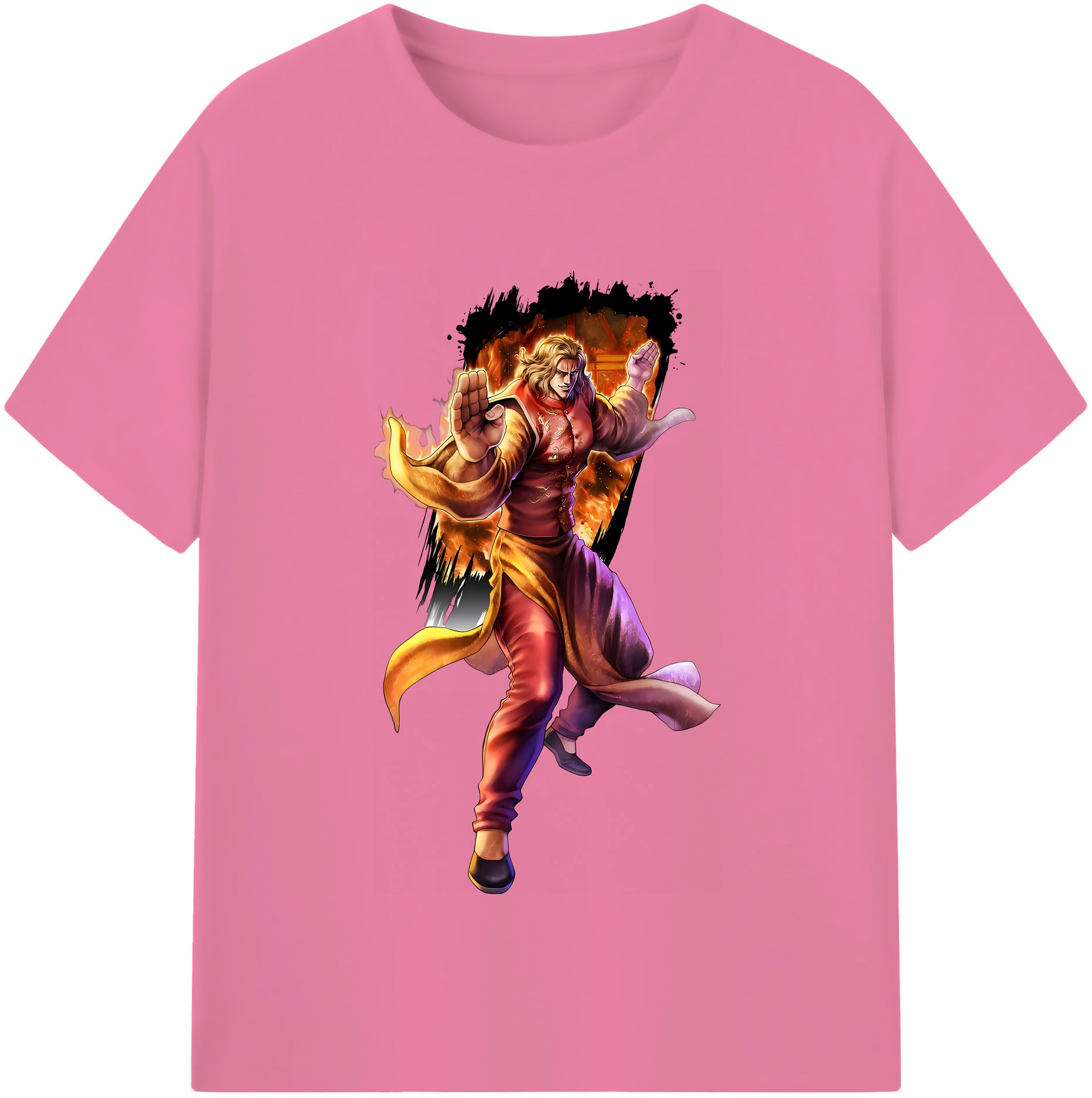 （画像用） 北斗の拳 Fist of the North Star 綿100％半袖Tシャツ（フロントプリント）